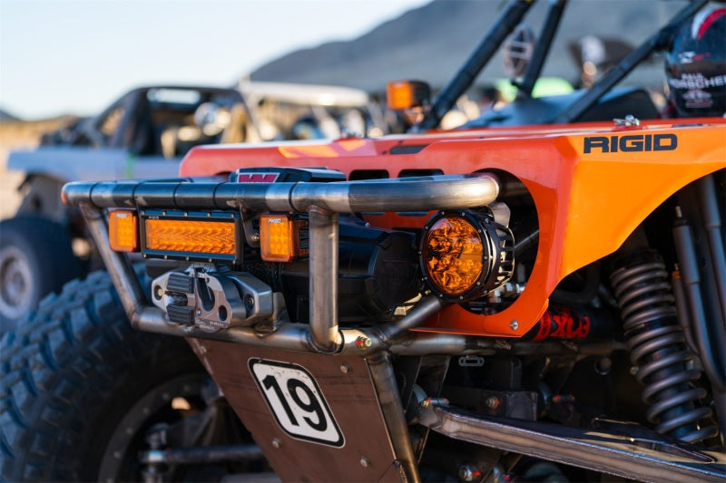 Rigid Industries 360-Series 6in SAE Fog w/ Amber PRO Lens - White (Pair) Rigid Industries 360-Series 6in SAE Fog w/ Amber PRO Lens - White (Pair)