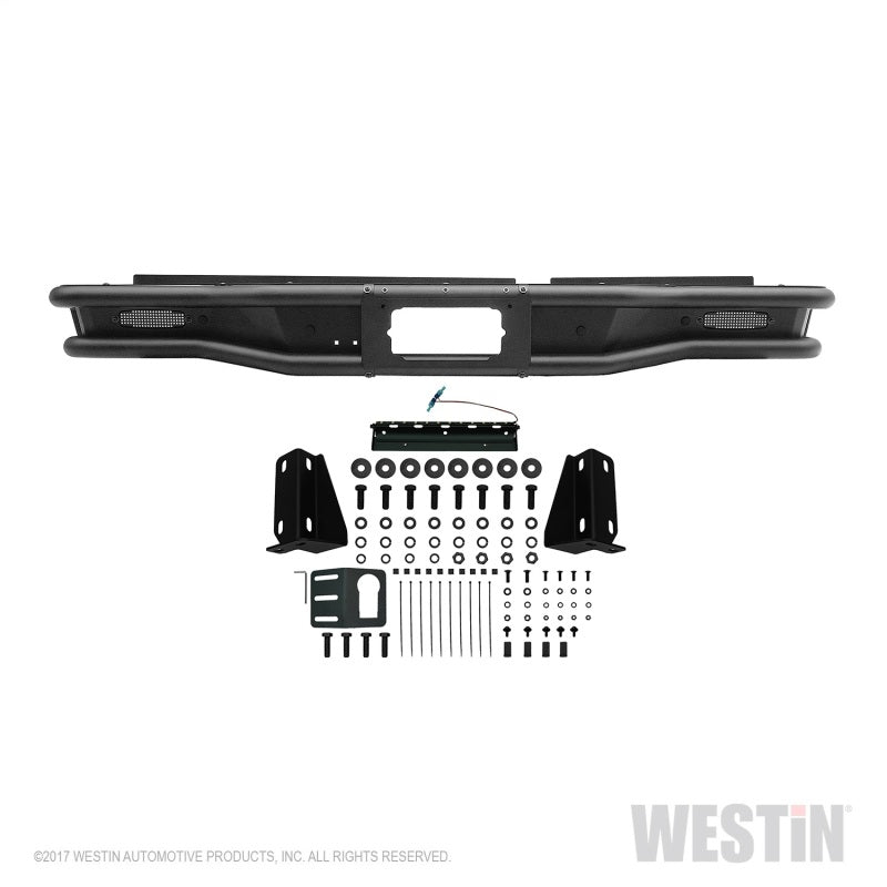 Westin 2013-2018 Ram 1500 Outlaw Rear Bumper - Textured Black Westin 2013-2018 Ram 1500 Outlaw Rear Bumper - Textured Black