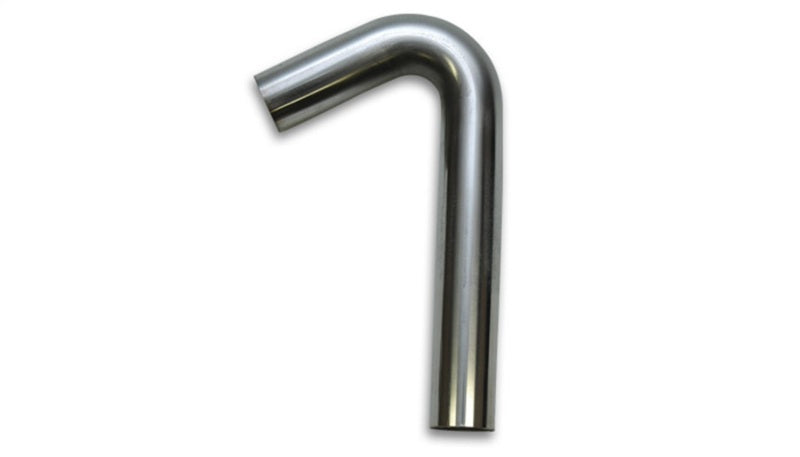 Vibrant 2.375in O.D. T304 SS 120 deg Mandrel Bend 4in x 12in leg lengths (3.5in Centerline Radius) Vibrant 2.375in O.D. T304 SS 120 deg Mandrel Bend 4in x 12in leg lengths (3.5in Centerline Radius)