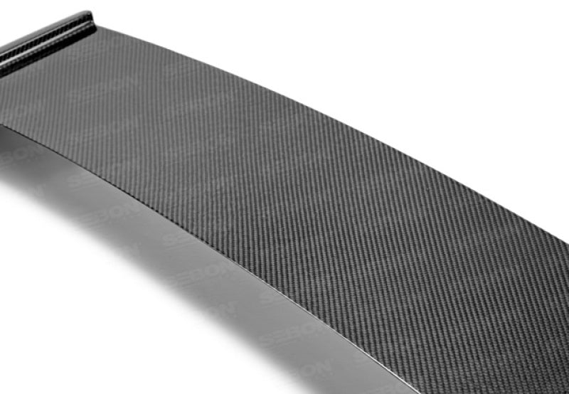 Seibon 08-10 Subaru WRX/STi Hatchback OEM-style Carbon Fiber Rear Spoiler Shaved Seibon 08-10 Subaru WRX/STi Hatchback OEM-style Carbon Fiber Rear Spoiler Shaved