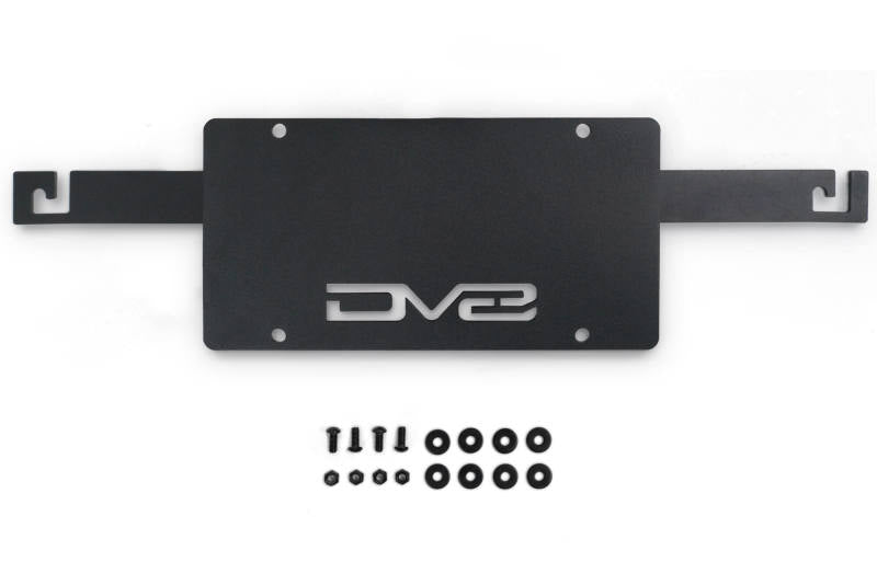 DV8 Offroad 21-23 Ford Bronco Capable Bumper Front License Plate Mount DV8 Offroad 21-23 Ford Bronco Capable Bumper Front License Plate Mount