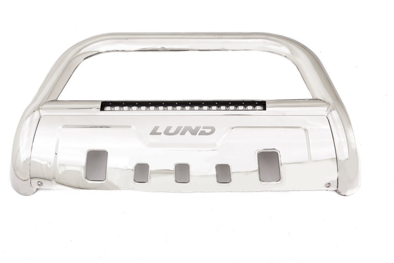 Lund 07-17 Chevy Silverado 1500 Bull Bar w/Light & Wiring - Polished Lund 07-17 Chevy Silverado 1500 Bull Bar w/Light & Wiring - Polished
