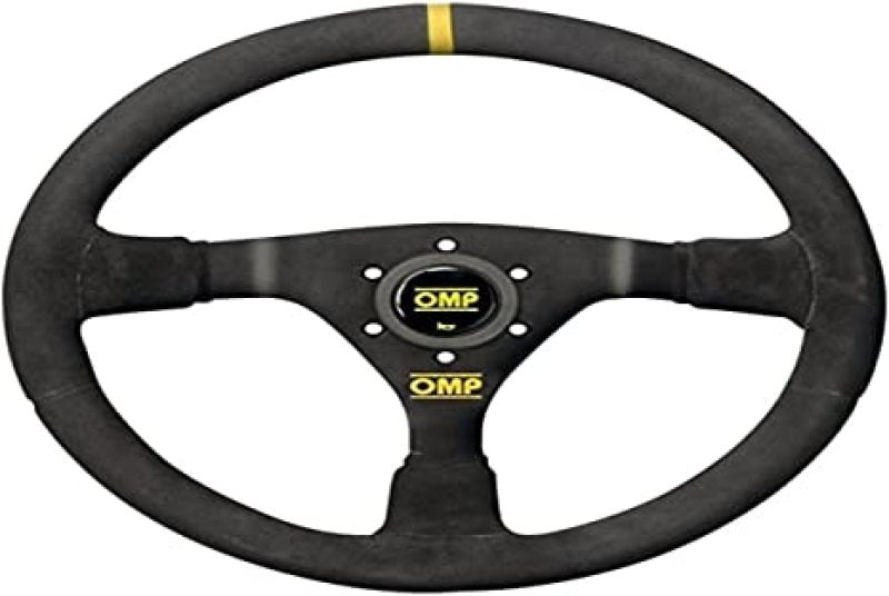 OMP WRC Mid-Depth 350mm Dished - Small Suede (Black) OMP WRC Mid-Depth 350mm Dished - Small Suede (Black)