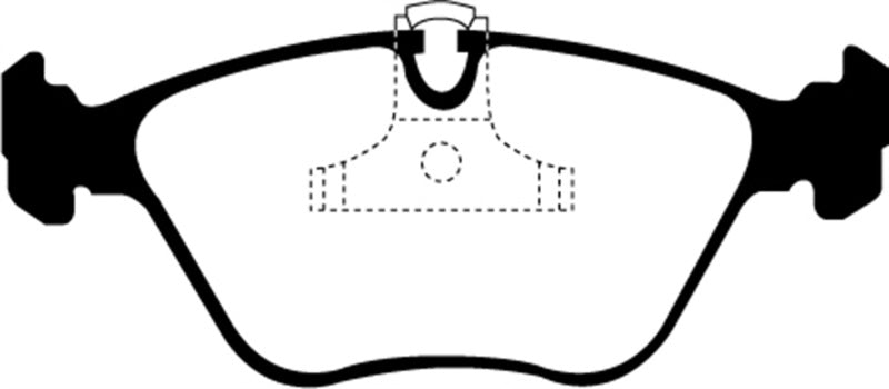 EBC 01-03 BMW 525i 2.5 (E39) Redstuff Front Brake Pads EBC 01-03 BMW 525i 2.5 (E39) Redstuff Front Brake Pads