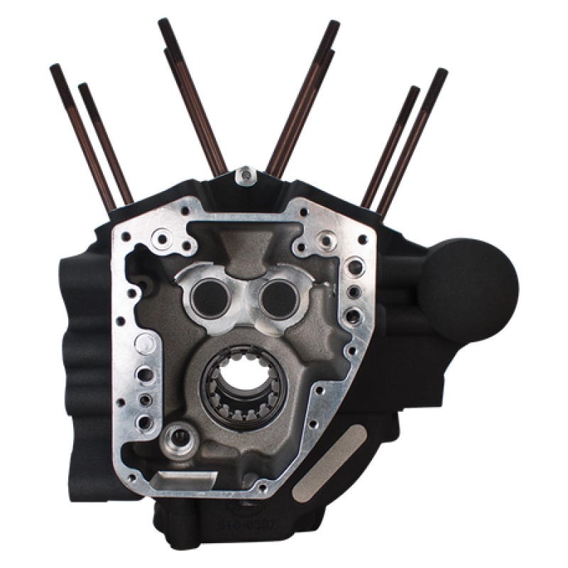 S&S Cycle 07-16 BT Engines w/ Stock Bore Super Stock T2 Crankcase - Wrinkle Black S&S Cycle 07-16 BT Engines w/ Stock Bore Super Stock T2 Crankcase - Wrinkle Black