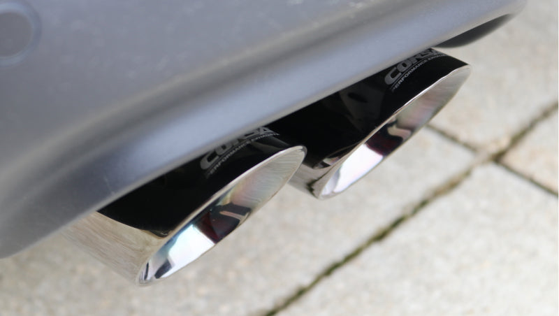 Corsa 2015-2017 Dodge Challenger Sport Cat-Back Dual Rear Exit with Twin 3.5in Polished Pro-Seri Corsa 2015-2017 Dodge Challenger Sport Cat-Back Dual Rear Exit with Twin 3.5in Polished Pro-Seri