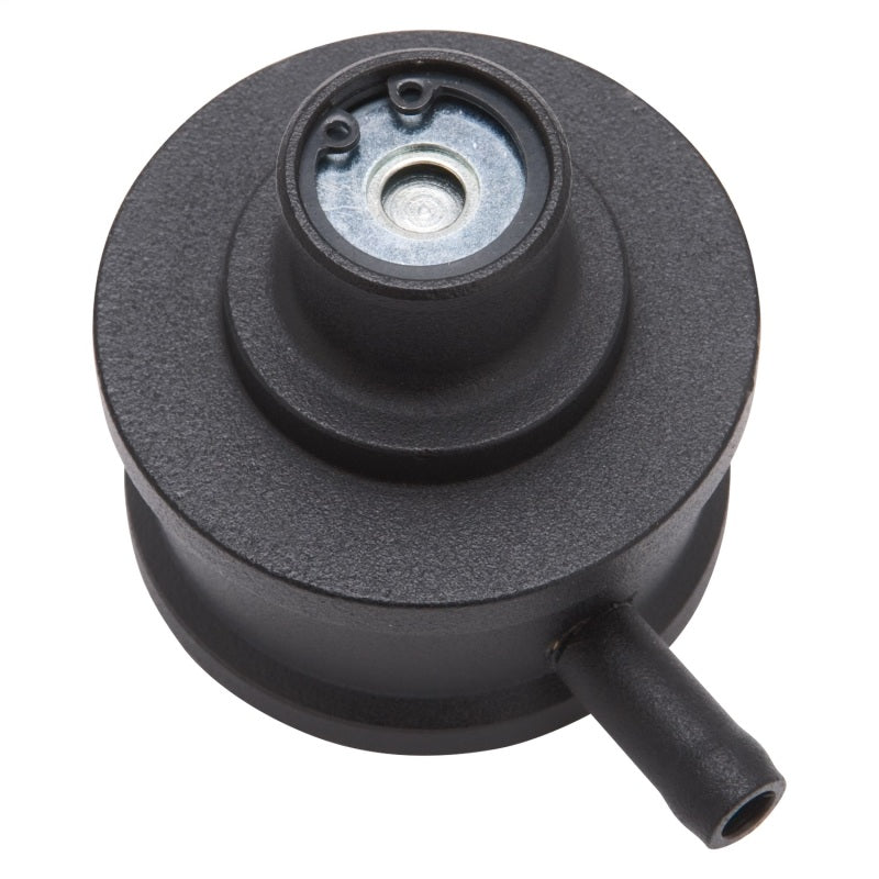 Edelbrock PCV for Valve Cover Aluminum Round Push In w/ 90-Degree Port Breather Look Edelbrock PCV for Valve Cover Aluminum Round Push In w/ 90-Degree Port Breather Look