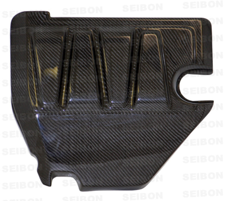 Seibon 08-12 Mitsubishi Lancer Evo X Carbon Fiber Engine Cover Seibon 08-12 Mitsubishi Lancer Evo X Carbon Fiber Engine Cover