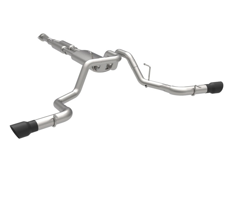 Kooks 2021+ Ford F150 2.7/3.5/5.0L 3in Dual Cat-Back Side Exit Exhaust w/Black Tips Kooks 2021+ Ford F150 2.7/3.5/5.0L 3in Dual Cat-Back Side Exit Exhaust w/Black Tips