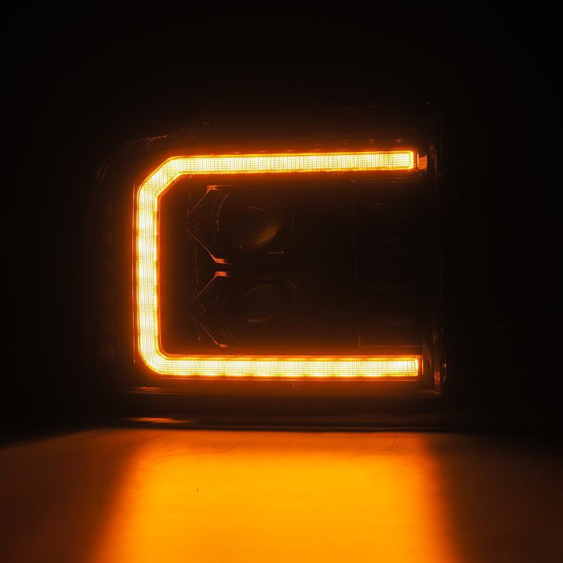 AlphaRex 05-07 Ford Super Duty/Excursion LUXX-Series LED Projector Headlights - Alpha-Black AlphaRex 05-07 Ford Super Duty/Excursion LUXX-Series LED Projector Headlights - Alpha-Black