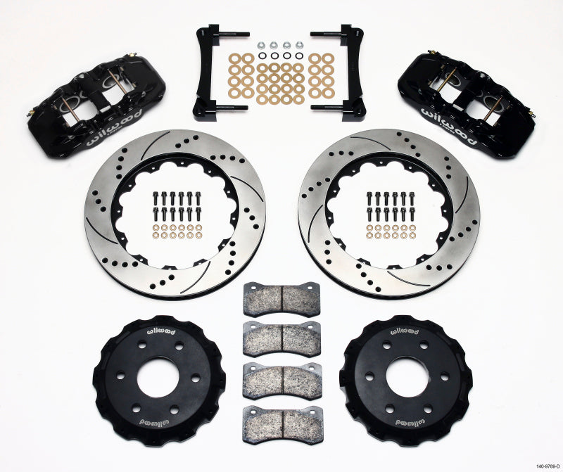 Wilwood AERO6 Front Truck Kit 14.25in Drilled 1999-2014 GM Truck/SUV 1500 Wilwood AERO6 Front Truck Kit 14.25in Drilled 1999-2014 GM Truck/SUV 1500