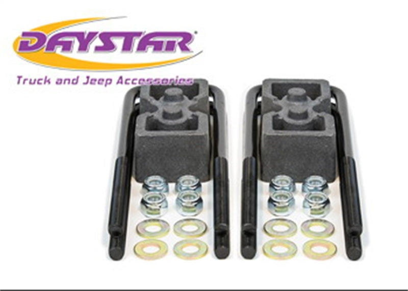Daystar 2009-2019 Ford F-150 2WD/4WD - 2in Rear Block & U-Bolt Kit Daystar 2009-2019 Ford F-150 2WD/4WD - 2in Rear Block & U-Bolt Kit