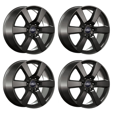 Ford Racing 15-16 F-150 20in x 8.5in Wheel Set with TPMS Kit - Matte Black