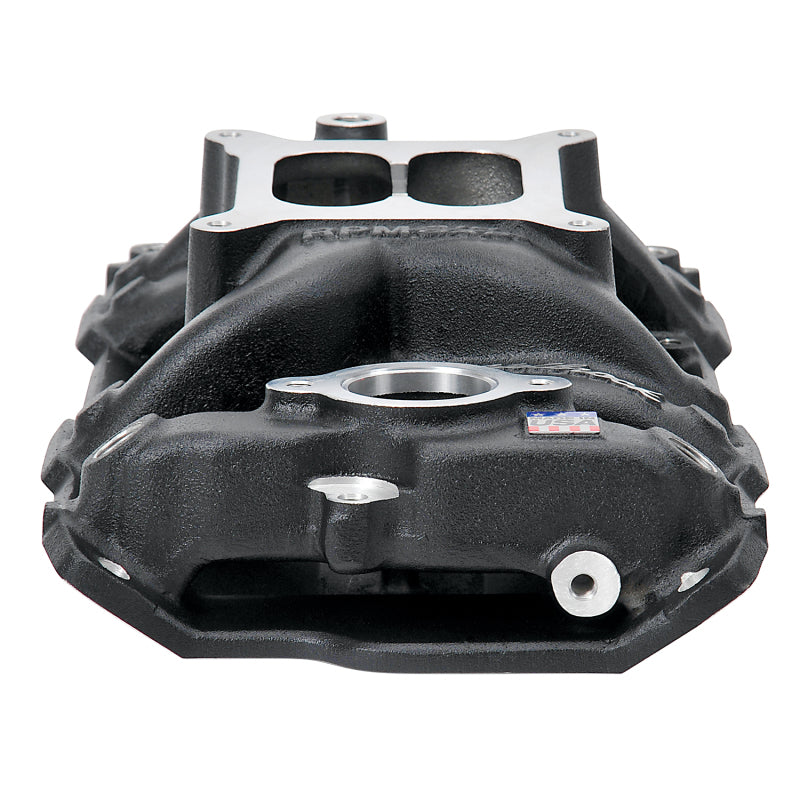 Edelbrock Intake Manifold RPM Air-Gap Small-Block Chevy 262-400 Black Edelbrock Intake Manifold RPM Air-Gap Small-Block Chevy 262-400 Black