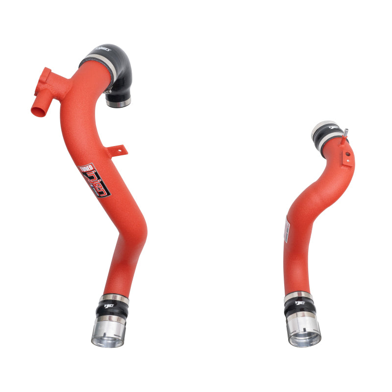 Injen 21-23 Ford Bronco L4-2.3L Turbo EcoBoost SES Intercooler Pipes Wrinkle Red Injen 21-23 Ford Bronco L4-2.3L Turbo EcoBoost SES Intercooler Pipes Wrinkle Red