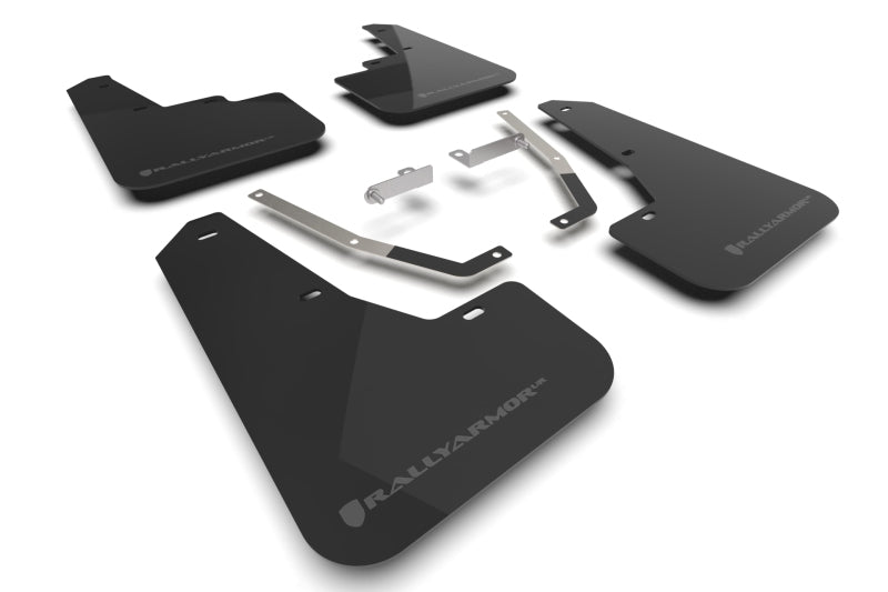 Rally Armor 2024 Subaru Crosstrek Black UR Mud Flap Grey Logo Rally Armor 2024 Subaru Crosstrek Black UR Mud Flap Grey Logo