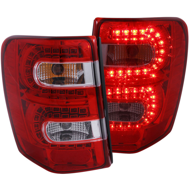 ANZO 1999-2004 Jeep Grand Cherokee LED Taillights Red/Clear ANZO 1999-2004 Jeep Grand Cherokee LED Taillights Red/Clear