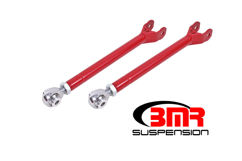 BMR 08-17 Challenger Lower Trailing Arms w/ Single Adj. Rod Ends - Red BMR 08-17 Challenger Lower Trailing Arms w/ Single Adj. Rod Ends - Red