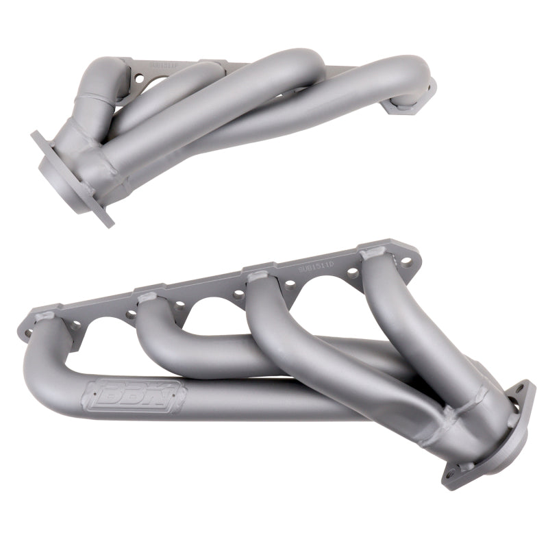 BBK 79-93 Mustang 351 Swap Shorty Unequal Length Exhaust Headers - 1-5/8 Titanium Ceramic BBK 79-93 Mustang 351 Swap Shorty Unequal Length Exhaust Headers - 1-5/8 Titanium Ceramic