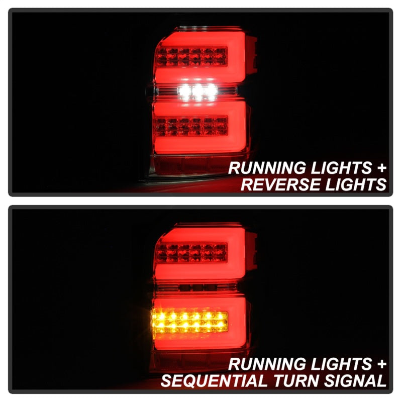 Spyder Toyota 4Runner 10-14 LED Tail Lights - Sequential Turn Signal - Chrome ALT-YD-T4R10-SEQ-C Spyder Toyota 4Runner 10-14 LED Tail Lights - Sequential Turn Signal - Chrome ALT-YD-T4R10-SEQ-C