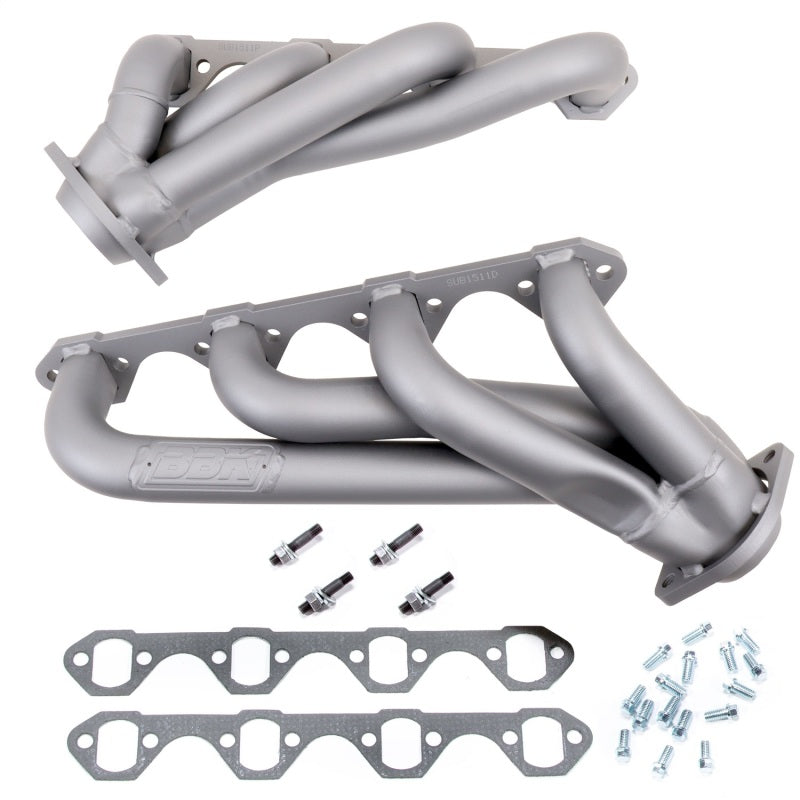 BBK 79-93 Mustang 351 Swap Shorty Unequal Length Exhaust Headers - 1-5/8 Titanium Ceramic BBK 79-93 Mustang 351 Swap Shorty Unequal Length Exhaust Headers - 1-5/8 Titanium Ceramic