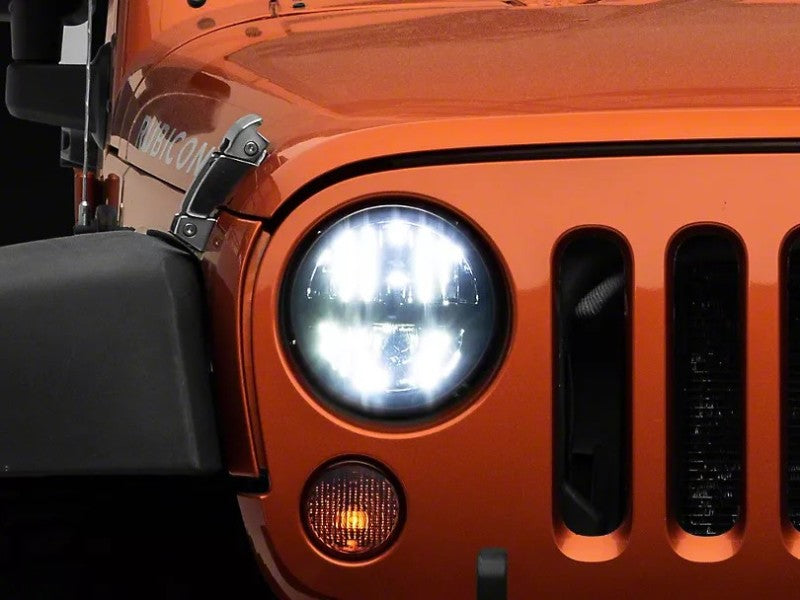 Raxiom 97-18 Jeep Wrangler TJ/JK Axial Series LED Headlights- Black Housing (Clear Lens) Raxiom 97-18 Jeep Wrangler TJ/JK Axial Series LED Headlights- Black Housing (Clear Lens)