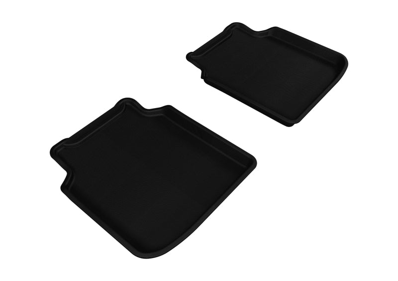 3D MAXpider 2009-2012 BMW 7 Series LI F02/F04 Kagu 2nd Row Floormats - Black 3D MAXpider 2009-2012 BMW 7 Series LI F02/F04 Kagu 2nd Row Floormats - Black