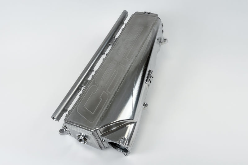CSF Gen 2 B58 Race X Charge-Air-Cooler Manifold - Raw Billet Aluminum Finish CSF Gen 2 B58 Race X Charge-Air-Cooler Manifold - Raw Billet Aluminum Finish