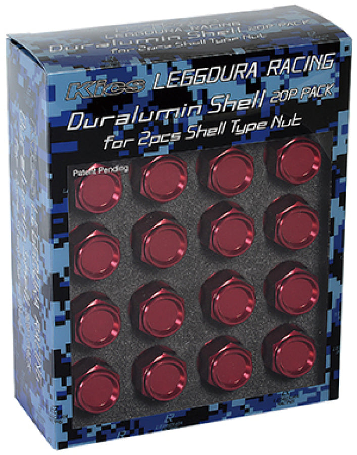 Project Kics Leggdura Racing Shell Type CL35 - Red (20pc) Project Kics Leggdura Racing Shell Type CL35 - Red (20pc)