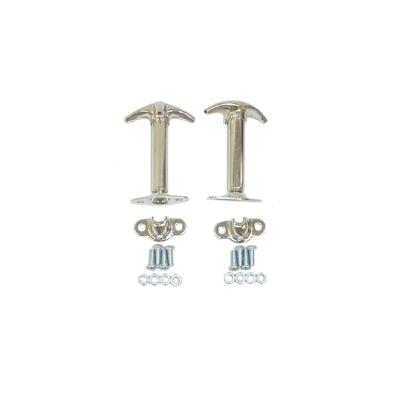 Rugged Ridge 41-95 Jeep CJ / Jeep Wrangler YJ Chrome Hood Catch Set Rugged Ridge 41-95 Jeep CJ / Jeep Wrangler YJ Chrome Hood Catch Set