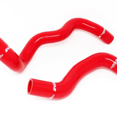 Torque Solution 2016+ Ford Focus RS Silicone Radiator Hose Kit - Red