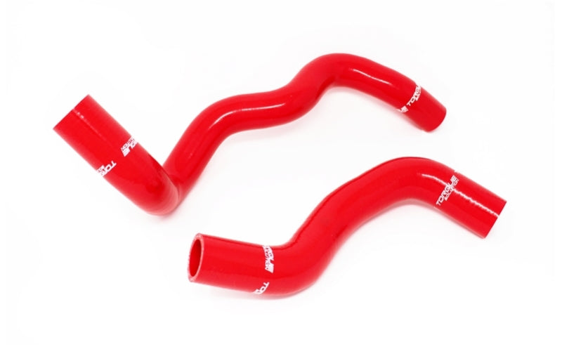 Torque Solution 2016+ Ford Focus RS Silicone Radiator Hose Kit - Red Torque Solution 2016+ Ford Focus RS Silicone Radiator Hose Kit - Red