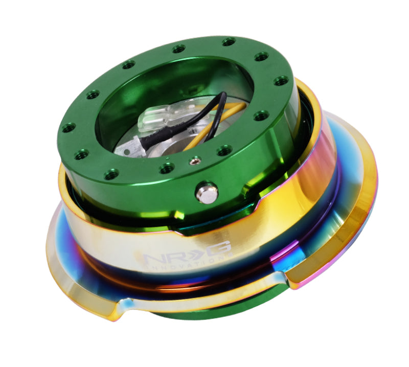 NRG Quick Release Gen 2.8 - Green Body / Neochrome Ring NRG Quick Release Gen 2.8 - Green Body / Neochrome Ring