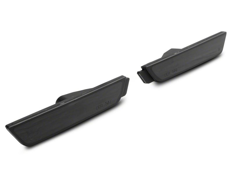 Raxiom 10-15 Chevrolet Camaro Axial Series LED Front and Rear Side Markers- Smoked Raxiom 10-15 Chevrolet Camaro Axial Series LED Front and Rear Side Markers- Smoked
