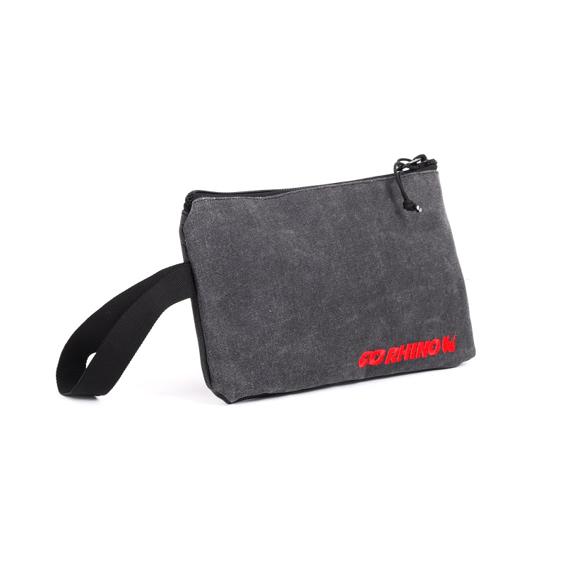 Go Rhino XVenture Gear Zipped Pouch - Large (12in. Wide Pocket / 6.5in. Hand Strap) Canvas - Black Go Rhino XVenture Gear Zipped Pouch - Large (12in. Wide Pocket / 6.5in. Hand Strap) Canvas - Black