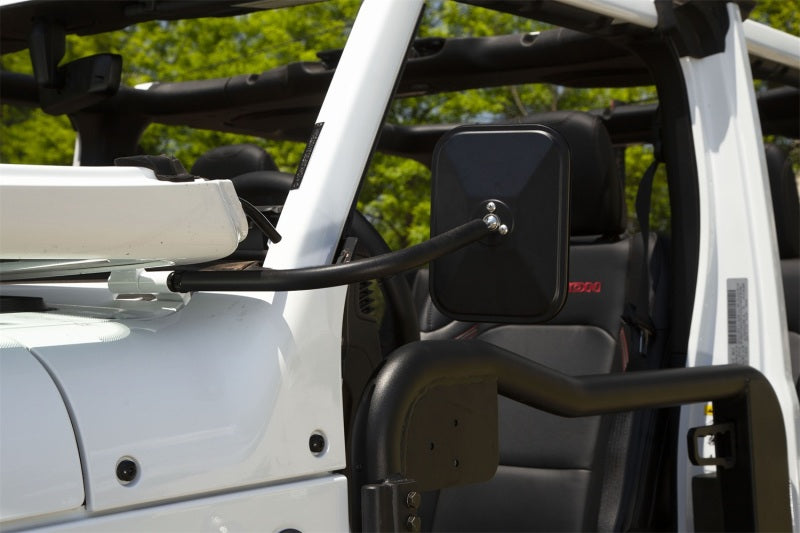 Rugged Ridge 18-20 Jeep Wrangler JL/JT Rectangular Trail Mirror Kit Rugged Ridge 18-20 Jeep Wrangler JL/JT Rectangular Trail Mirror Kit
