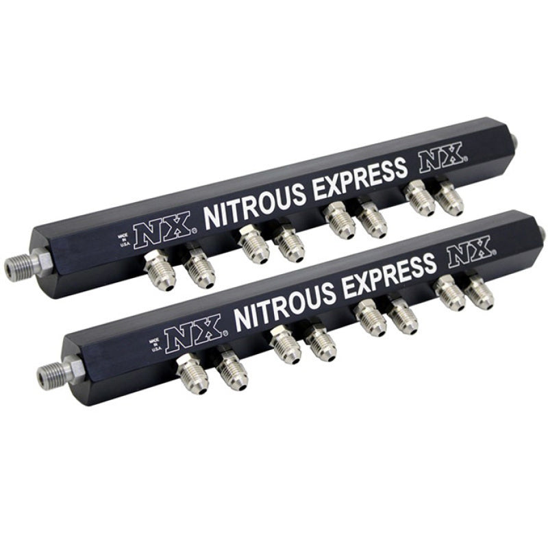 Nitrous Express Distribution Rail Kit (Single Hole Rails) Nitrous Express Distribution Rail Kit (Single Hole Rails)