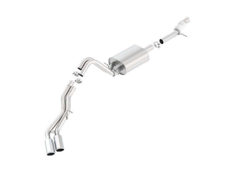 Borla Touring Cat Back 15-16 Chevy Tahoe 5.3L V8 2.75in, 2.25in Dual Same Side Exit 4in Tips Borla Touring Cat Back 15-16 Chevy Tahoe 5.3L V8 2.75in, 2.25in Dual Same Side Exit 4in Tips