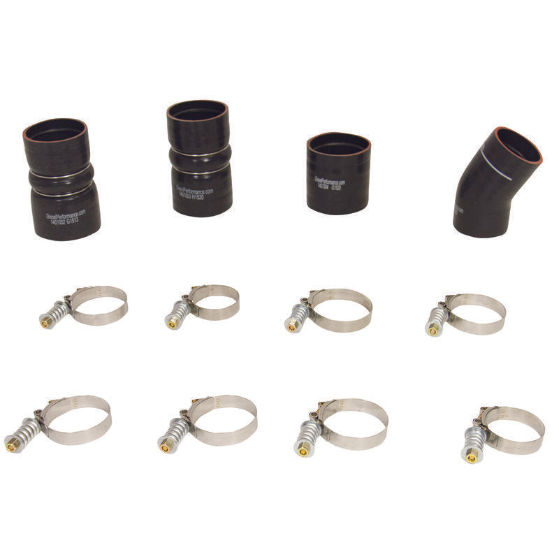 BD Diesel Intercooler Hose & Clamp Kit - 2003-2007 Ford 6.0L PowerStroke BD Diesel Intercooler Hose & Clamp Kit - 2003-2007 Ford 6.0L PowerStroke