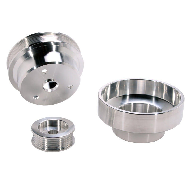 BBK 88-95 GM Truck 4.3 5.0 5.7 Underdrive Pulley Kit - Lightweight CNC Billet Aluminum (3pc) BBK 88-95 GM Truck 4.3 5.0 5.7 Underdrive Pulley Kit - Lightweight CNC Billet Aluminum (3pc)