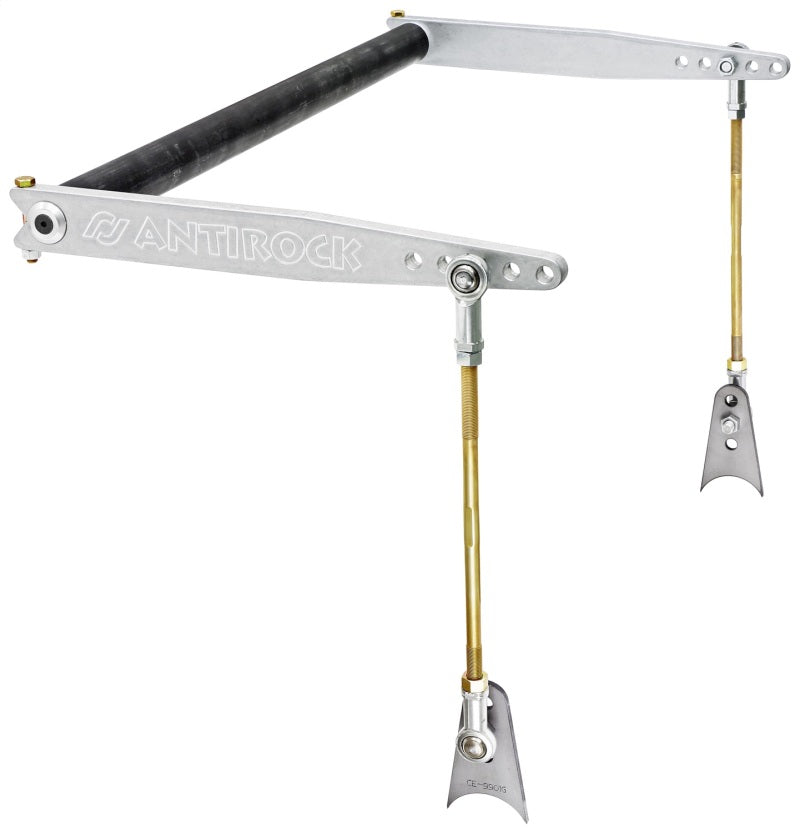 RockJock Antirock Sway Bar Kit Universal 36in Bar 18in Aluminum Arms RockJock Antirock Sway Bar Kit Universal 36in Bar 18in Aluminum Arms