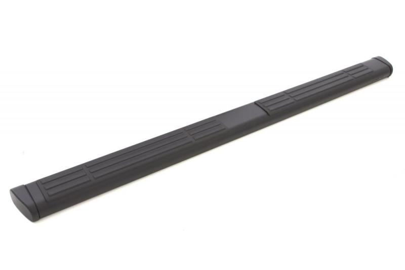 Lund 07-17 Chevy Silverado 1500 Crew Cab 6in. Oval Straight Black Nerf Bars - Black Lund 07-17 Chevy Silverado 1500 Crew Cab 6in. Oval Straight Black Nerf Bars - Black
