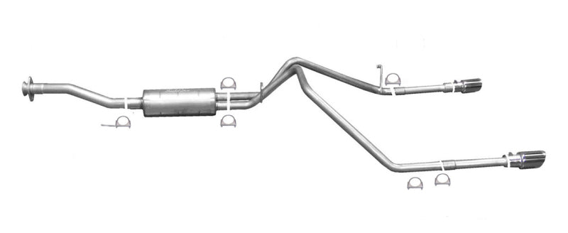Gibson 15-22 Chevrolet Colorado LT 2.5L 2.25in Cat-Back Dual Split Exhaust - Stainless Gibson 15-22 Chevrolet Colorado LT 2.5L 2.25in Cat-Back Dual Split Exhaust - Stainless