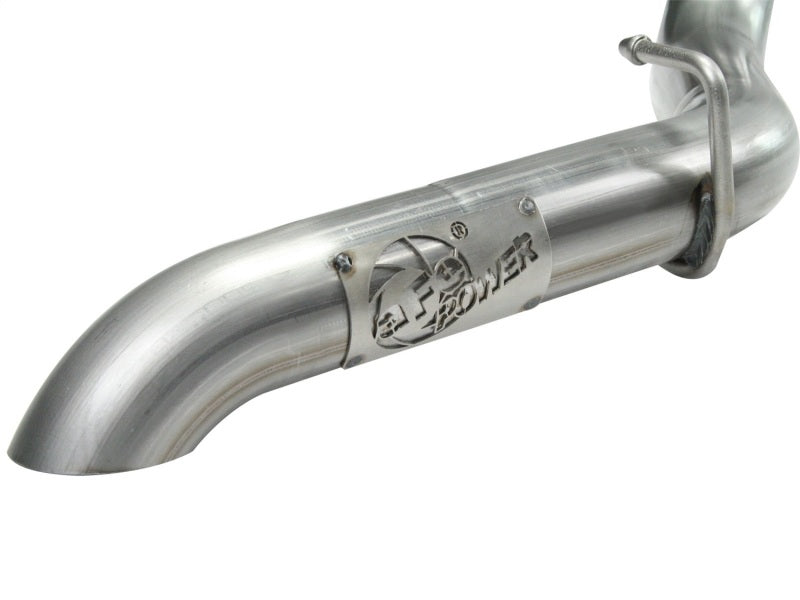 aFe MACHForce XP Exhaust Cat-Back SS-409 04-06 Jeep Wrangler TJ Unl L6 4.0L 2.5in Off-Road No Tip aFe MACHForce XP Exhaust Cat-Back SS-409 04-06 Jeep Wrangler TJ Unl L6 4.0L 2.5in Off-Road No Tip