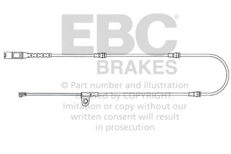 EBC 2010-2014 BMW X5 3.0L Turbo Front Wear Leads EBC 2010-2014 BMW X5 3.0L Turbo Front Wear Leads