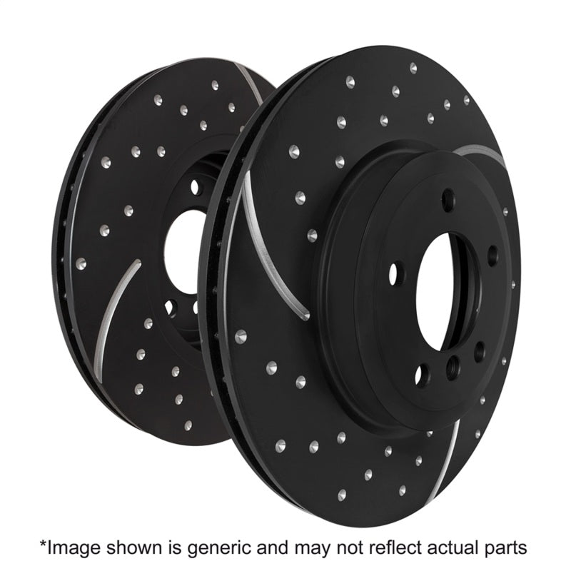 EBC 2017+ Ford F-450/F-550 GD Sport Slotted and Dimpled Front Rotors EBC 2017+ Ford F-450/F-550 GD Sport Slotted and Dimpled Front Rotors