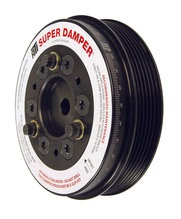 ATI Damper - 5.67in - Alum - 6 Grv - Mini Cooper S - 1.6L -1Pc ATI Damper - 5.67in - Alum - 6 Grv - Mini Cooper S - 1.6L -1Pc