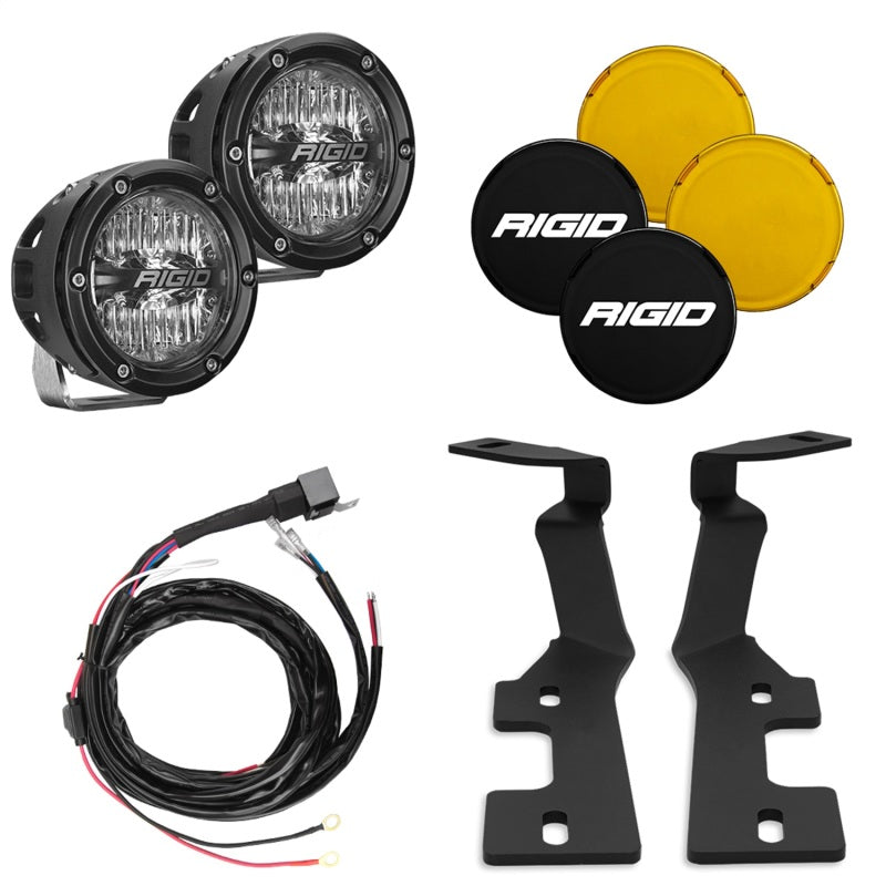 Rigid Industries 2019+ Dodge RAM 1500/TRX A-Pillar Light Kit (Incl. 4In 360-Series Drive) Rigid Industries 2019+ Dodge RAM 1500/TRX A-Pillar Light Kit (Incl. 4In 360-Series Drive)