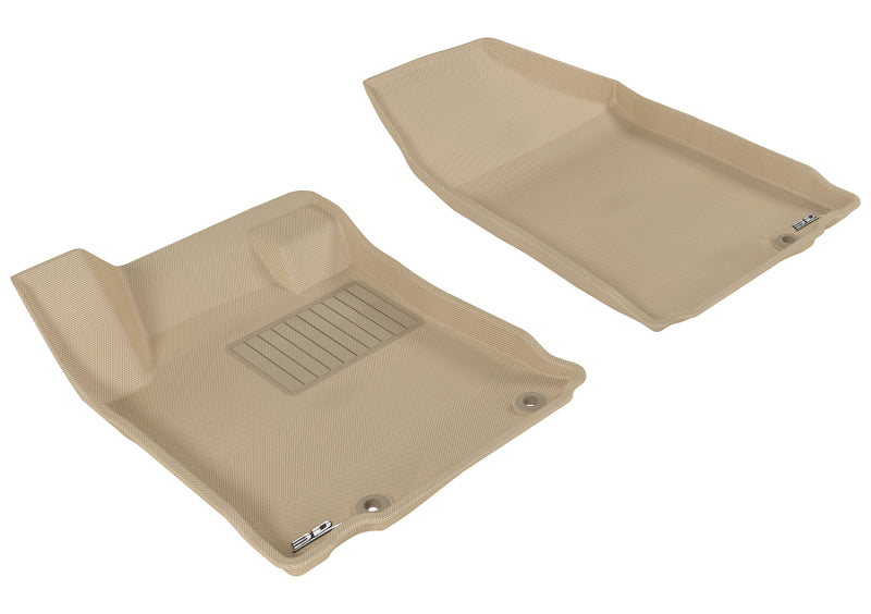 3D MAXpider 2013-2013 Nissan Altima Sedan Kagu 1st Row Floormat - Tan 3D MAXpider 2013-2013 Nissan Altima Sedan Kagu 1st Row Floormat - Tan