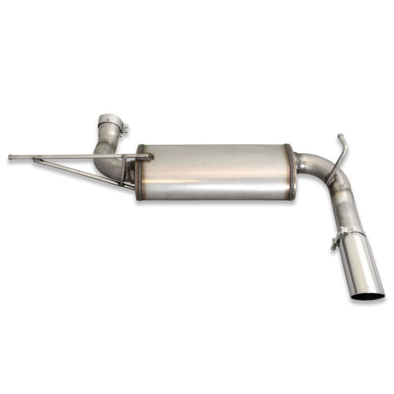 JBA 07-18 Jeep Wrangler JK 3.8L/3.6L 304SS Single Rear Exit Axle Back Exhaust JBA 07-18 Jeep Wrangler JK 3.8L/3.6L 304SS Single Rear Exit Axle Back Exhaust